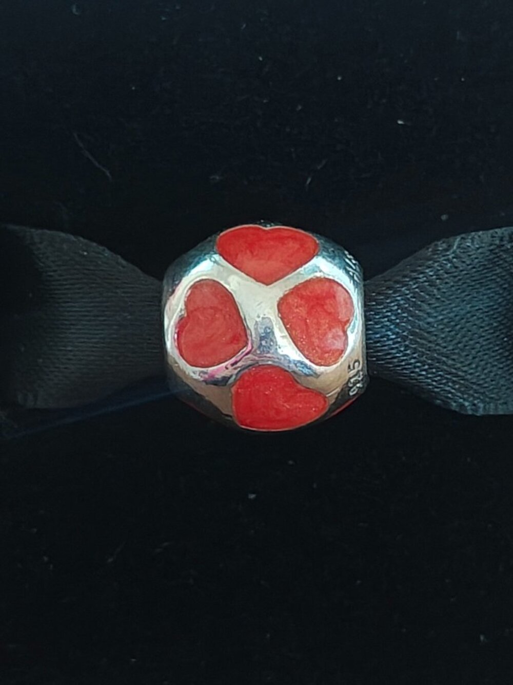 Authentic Retired Pandora Love You Red Enamel Charm 790543EN17 - Picture 3 of 8